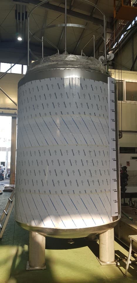 Food Triple-Layer Tanks Fabrication / installation reference 3