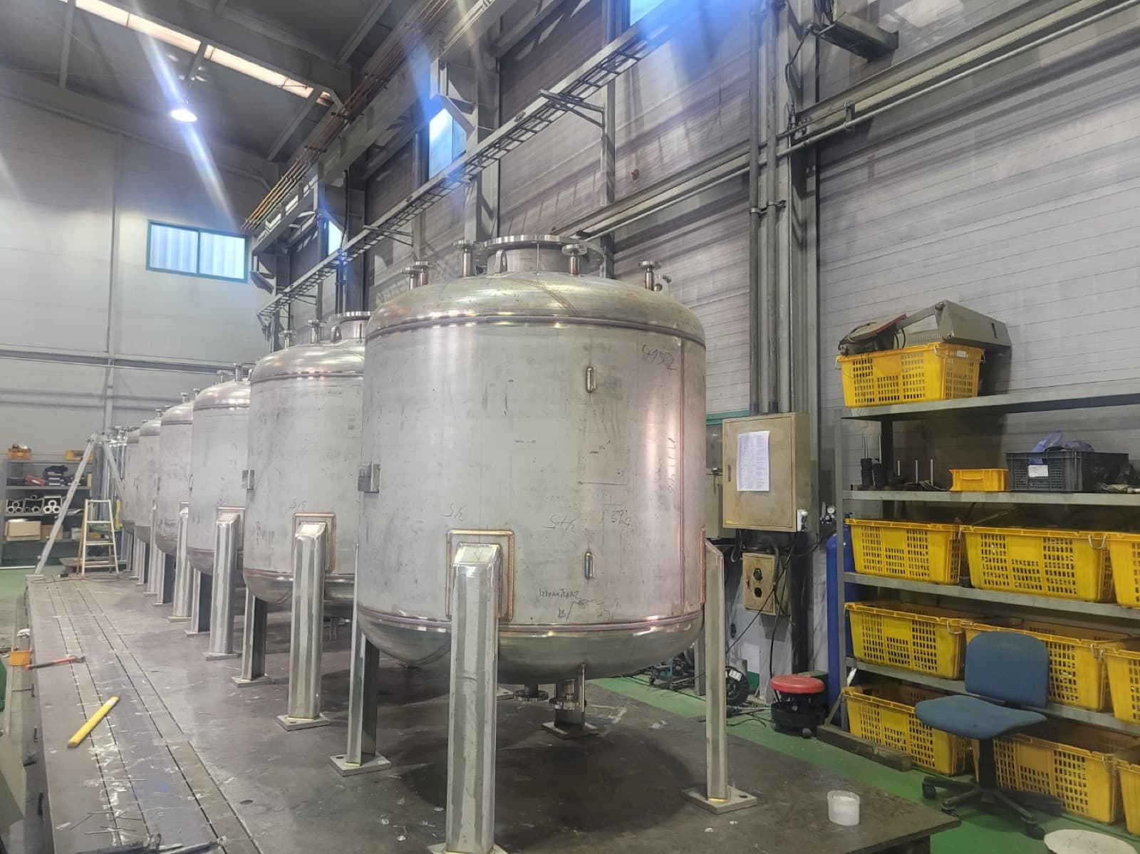 Semiconductor & Chemical Tanks Fabrication / installation reference 14