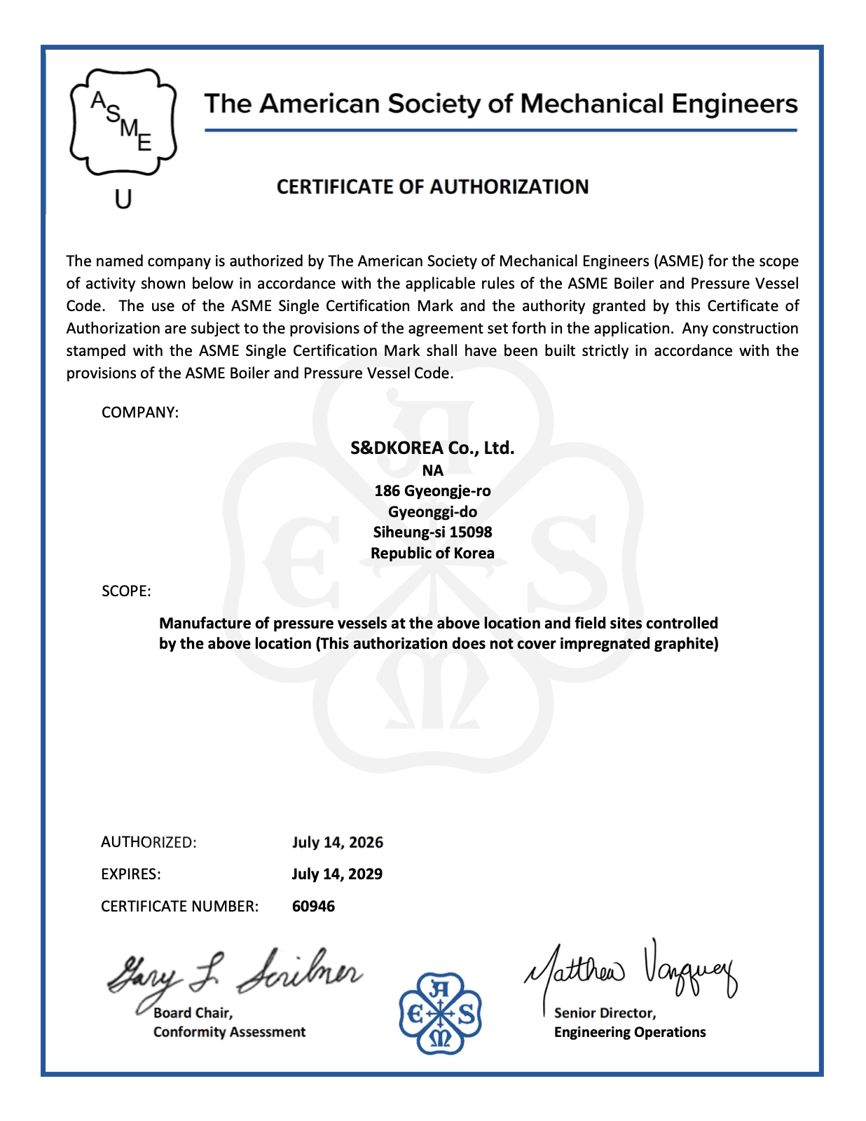 ASME U · 60946